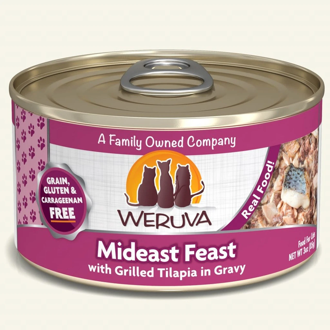 Weruva Cat Mideast Feast Tilapia, 5.5oz 3 Weruva Cat Mideast Feast Tilapia, 5.5oz