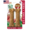 Nylabone Healthy Edibles Longer Lasting Roast Beef Wolf, 2pc