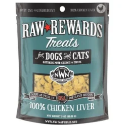 Northwest Naturals Raw Freeze-Dried Chicken Liver Treats, 3oz