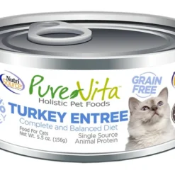 Pure Vita Cat Turkey Entrée, 5.5oz