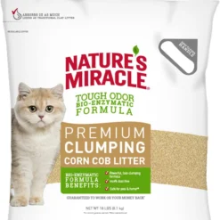 Nature's Miracle Natures Miracle Premium Clumping Corn Cob Litter, 18#