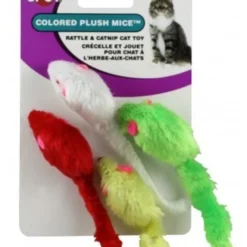 Ethical Pet Plush Mice, 4pc