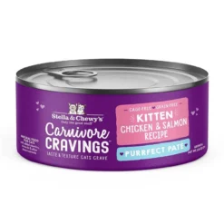 Stella & Chewy's Carnivore Cravings Purrfect Pate Kitten Chicken/Salmon Recipe, 2.8z