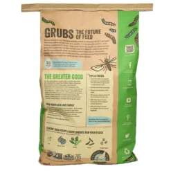 Scratch And Peck Organic Layer Crumbles + Grub Protein, 35 LBS -Garden Supplies Sales 2024 2034 25 Organic Layer Crumbles GRUB Protein Bag Back 700x700 03760.1650921277