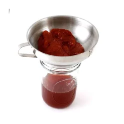 Norpro Stainless Steel Wide Mouth Funnel With Silicone Strainer -Garden Supplies Sales 2024 241inusew 64766.1634174855