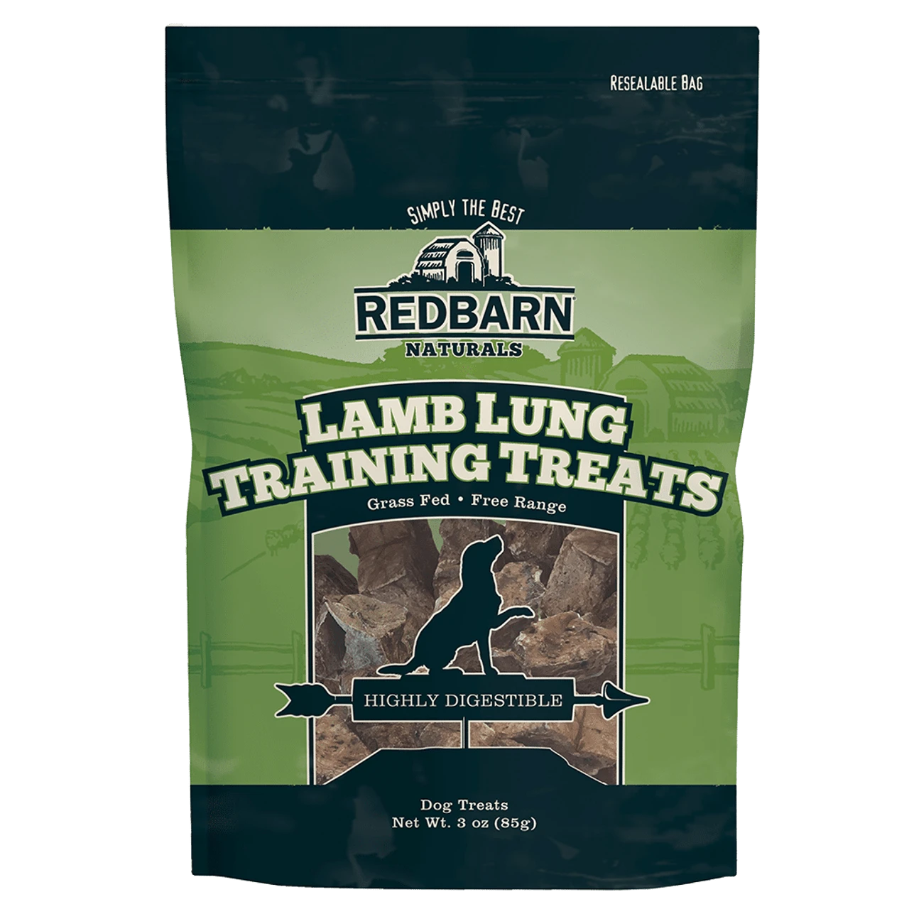Redbarn Lamb Lung Training Treats, 3oz 3 Redbarn Lamb Lung Training Treats, 3oz