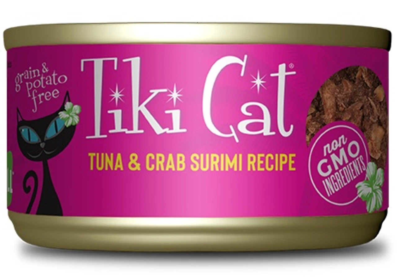 Tiki Cat Lanai Grill Tuna In Crab Surimi, 2.8oz 3 Tiki Cat Lanai Grill Tuna In Crab Surimi, 2.8oz