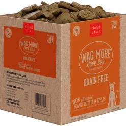 Wag More Bark Less Baked Peanut Butter & Apple Biscuits, 20lb
