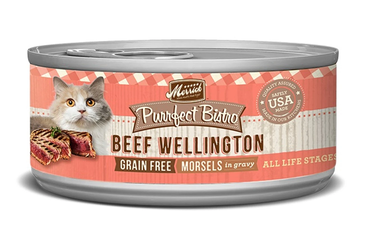 Merrick Grain Free Purrfect Bistro Beef Wellington, 5.5oz 3 Merrick Grain Free Purrfect Bistro Beef Wellington, 5.5oz