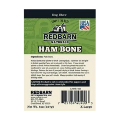 Redbarn XLarge Ham Bone -Garden Supplies Sales 2024 40H001 HamBoneXL Package Back May2019 RGB72dpi 500x 04096.1615678787