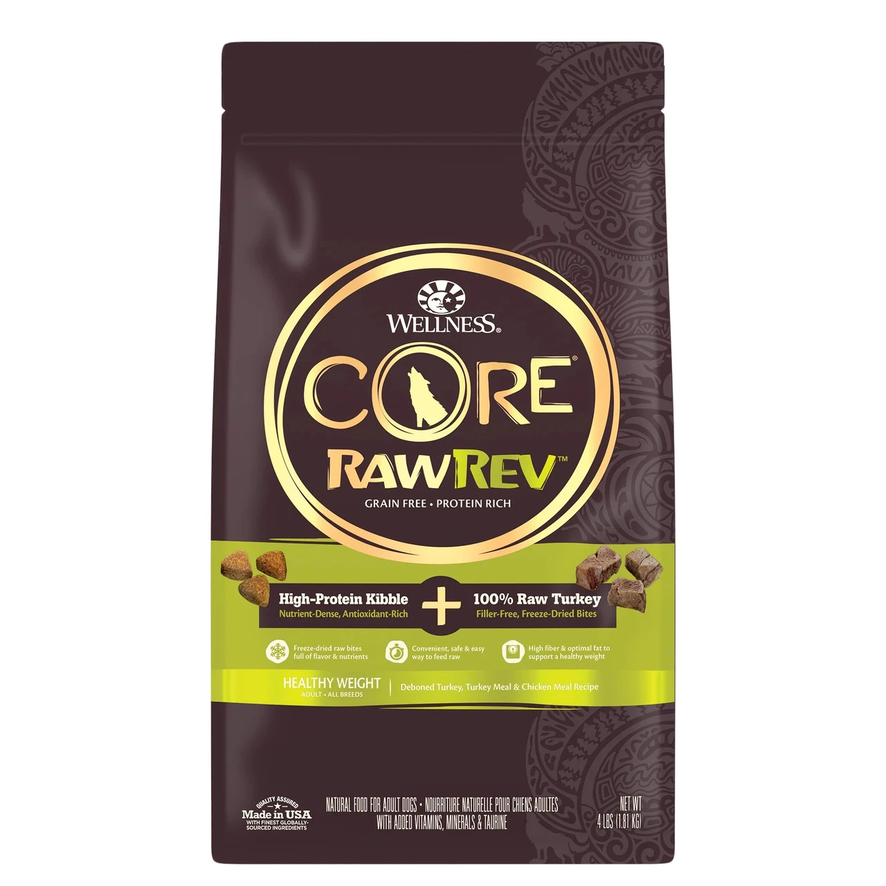 Wellness Core RawRev Healthy Weight 100% Raw Turkey, 18lb 3 Wellness Core RawRev Healthy Weight 100% Raw Turkey, 18lb