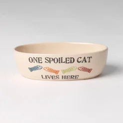 Petrageous One Spoiled Cat Bowl, 6.5 Inch