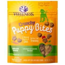 Wellness Puppy Bites Crunch Chicken & Carrots, 6oz