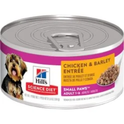 Science Diet Adult Small Paws Chicken & Barley, 5.8oz
