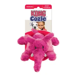Kong Medium Cozie Elmer Elephant Dog Toy