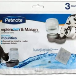 Petmate Replendish Charcoal Replacement Filters, 3pk