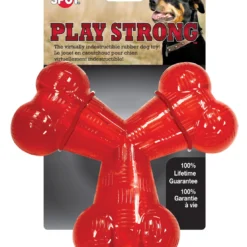 Ethical Pet 6" Play Strong Rubber "Y" Bone