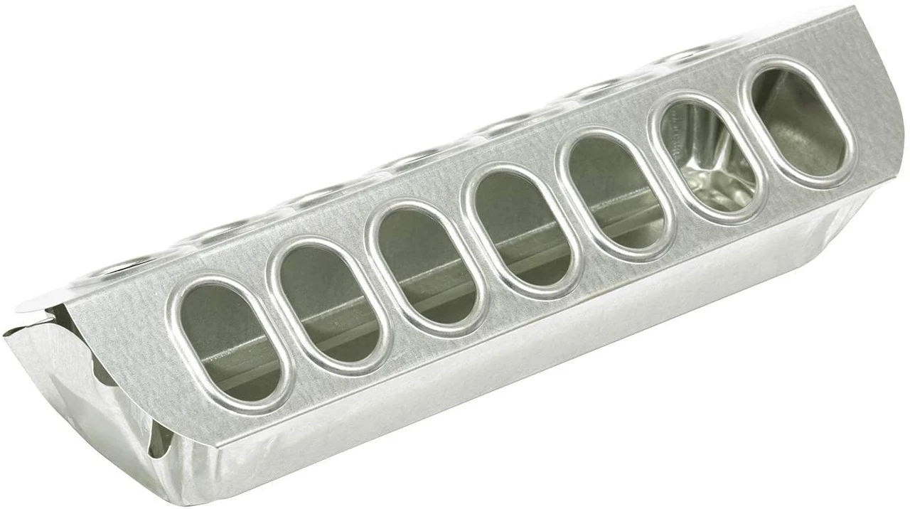 Miller Metal Slide-Top Poultry Ground Feeder 3 Miller Metal Slide-Top Poultry Ground Feeder