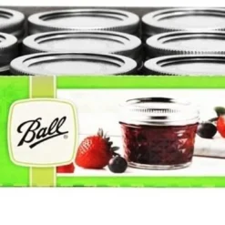 Ball Quilted 4oz Jelly Jar, 12 Pack