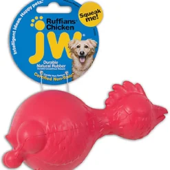 JW Ruffians Squeaky Chicken Toy For Dogs