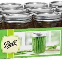 Ball Pint Wide Mouth Jar, 12 Pack