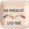 Petrageous One Spoiled Cat Saucer, 5 Inch