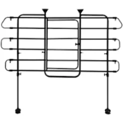 Precision Pet Vehicle Barrier With Door Hammertone