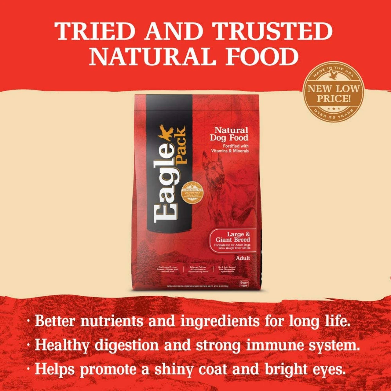 Eagle Large Giant Breed Adult, 30lb 5 Eagle Large Giant Breed Adult, 30lb - Image 3