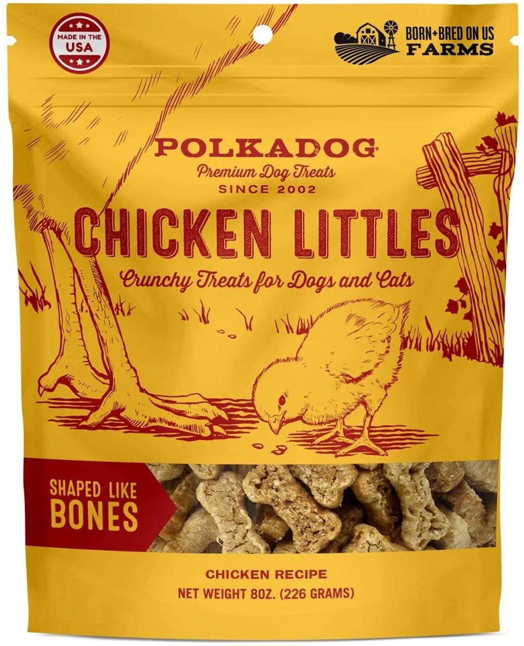Polkadog All Natural Chicken Lil Bones, 8oz 3 Polkadog All Natural Chicken Lil Bones, 8oz