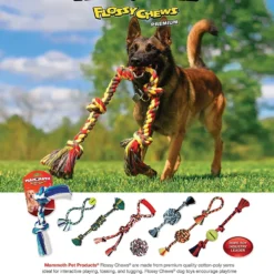 Mammoth Flossy Chew 4 Knot Rope Tug -Garden Supplies Sales 2024 71cRFrdM BL. AC SL1500 87421.1614119827