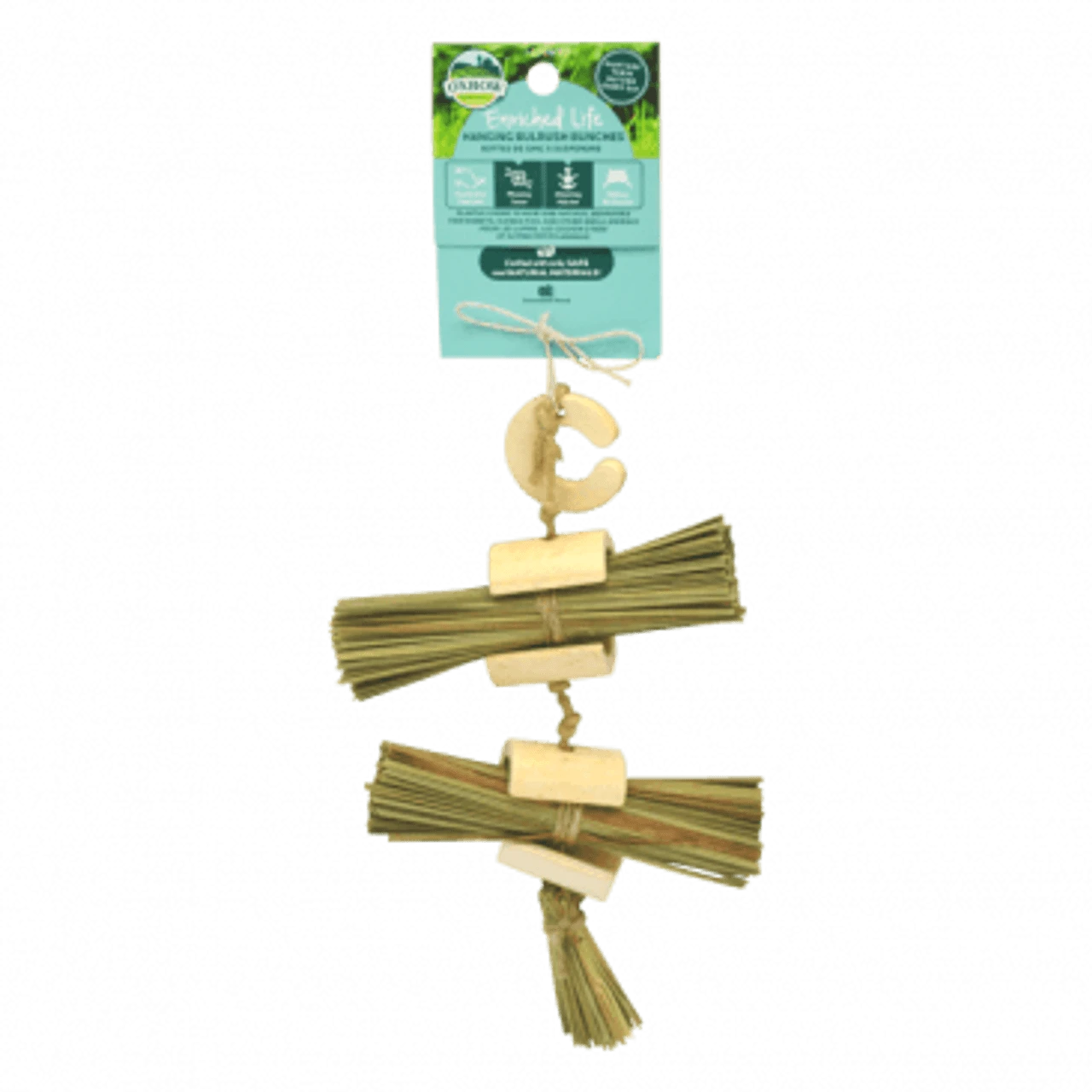 OXBOW Enriched Life - Hanging Bulrush Bunches 3 OXBOW Enriched Life - Hanging Bulrush Bunches