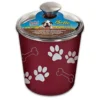 Loving Pet Bella Bowl Canister Merlot