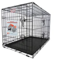 Petcrest Double Door Dog Crate, Black -Garden Supplies Sales 2024 784099025136 150x 97157.1650924730