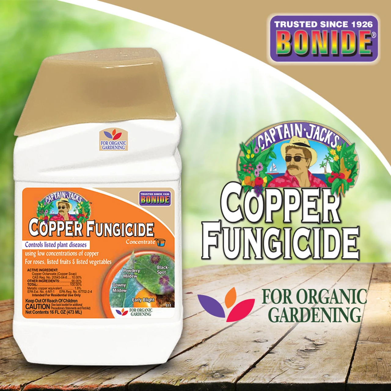 Bonide Copper Fungicide Liquid Concentrate, 16z 3 Bonide Copper Fungicide Liquid Concentrate, 16z