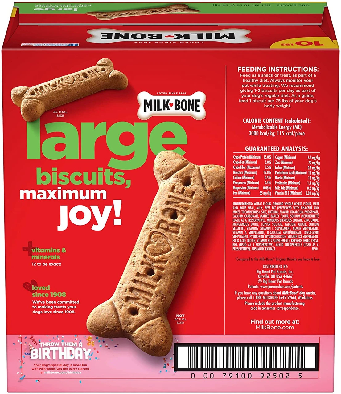 Milk Bone Original Biscuits, Large, 10lb 4 Milk Bone Original Biscuits, Large, 10lb - Image 2