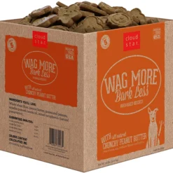 Wag More Bark Less Baked Crunchy Peanut Butter Biscuits, 20lb