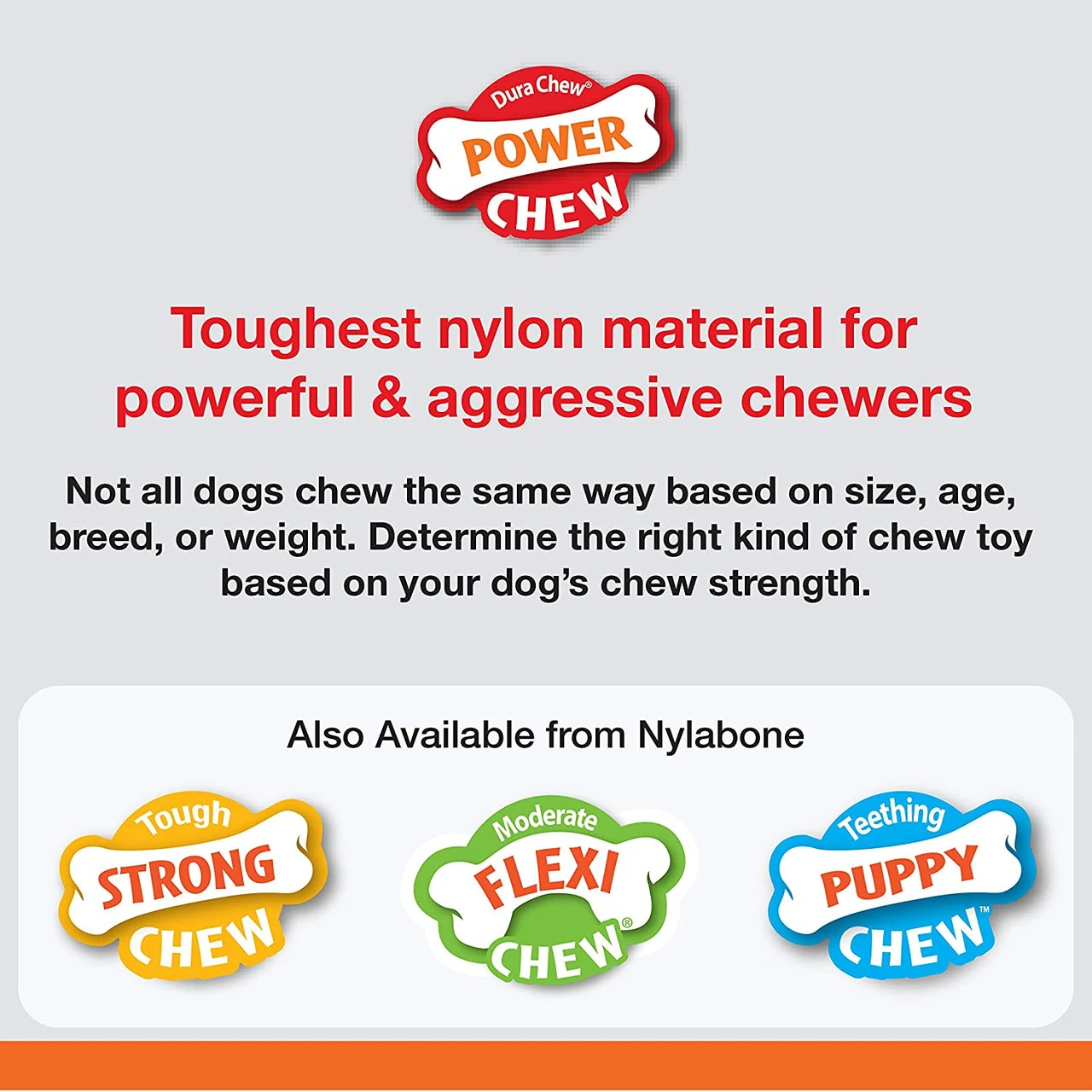 Nylabone Dura Chew Power Meaty Rib Alternative, Large 6 Nylabone Dura Chew Power Meaty Rib Alternative, Large - Image 4