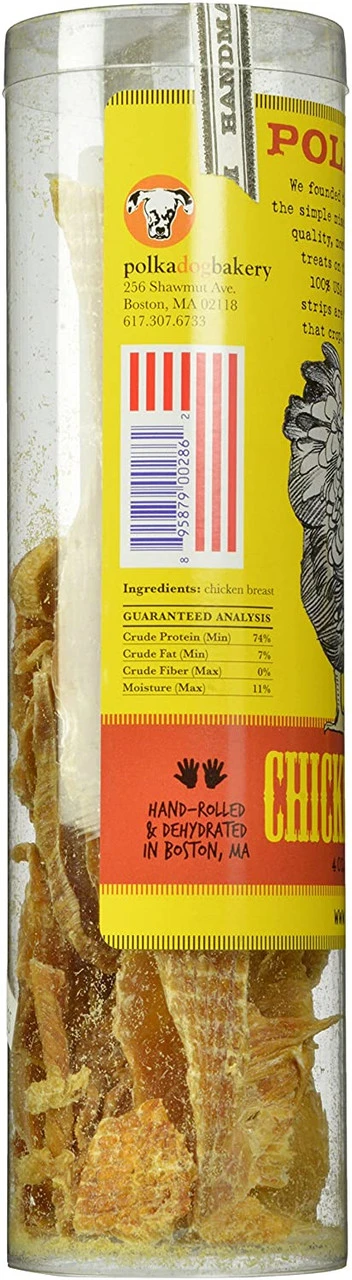 Polkadog Chicken Strip Jerky Treats, 4oz 6 Polkadog Chicken Strip Jerky Treats, 4oz - Image 4