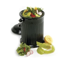 Norpro Ceramic Compost Crock, Black, 1 Gallon -Garden Supplies Sales 2024 93eb main2 67423.1633902453