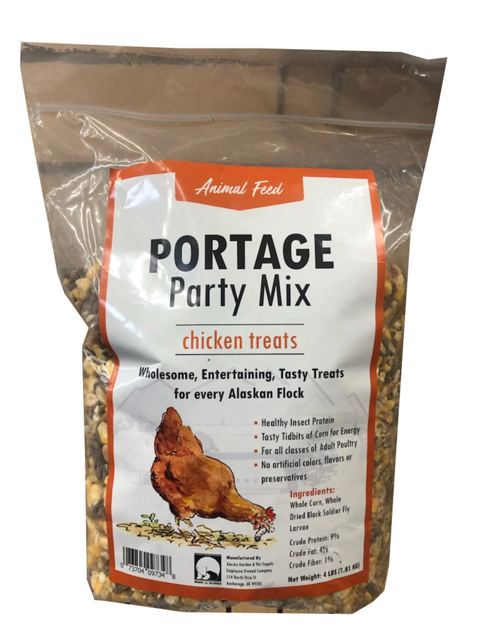 Portage Party Mix Chicken Treats, 4lb 3 Portage Party Mix Chicken Treats, 4lb