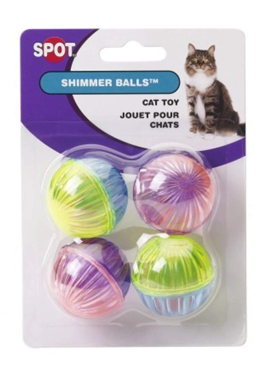 Ethical Pet Shimmer Balls, 4-Pack 3 Ethical Pet Shimmer Balls, 4-Pack