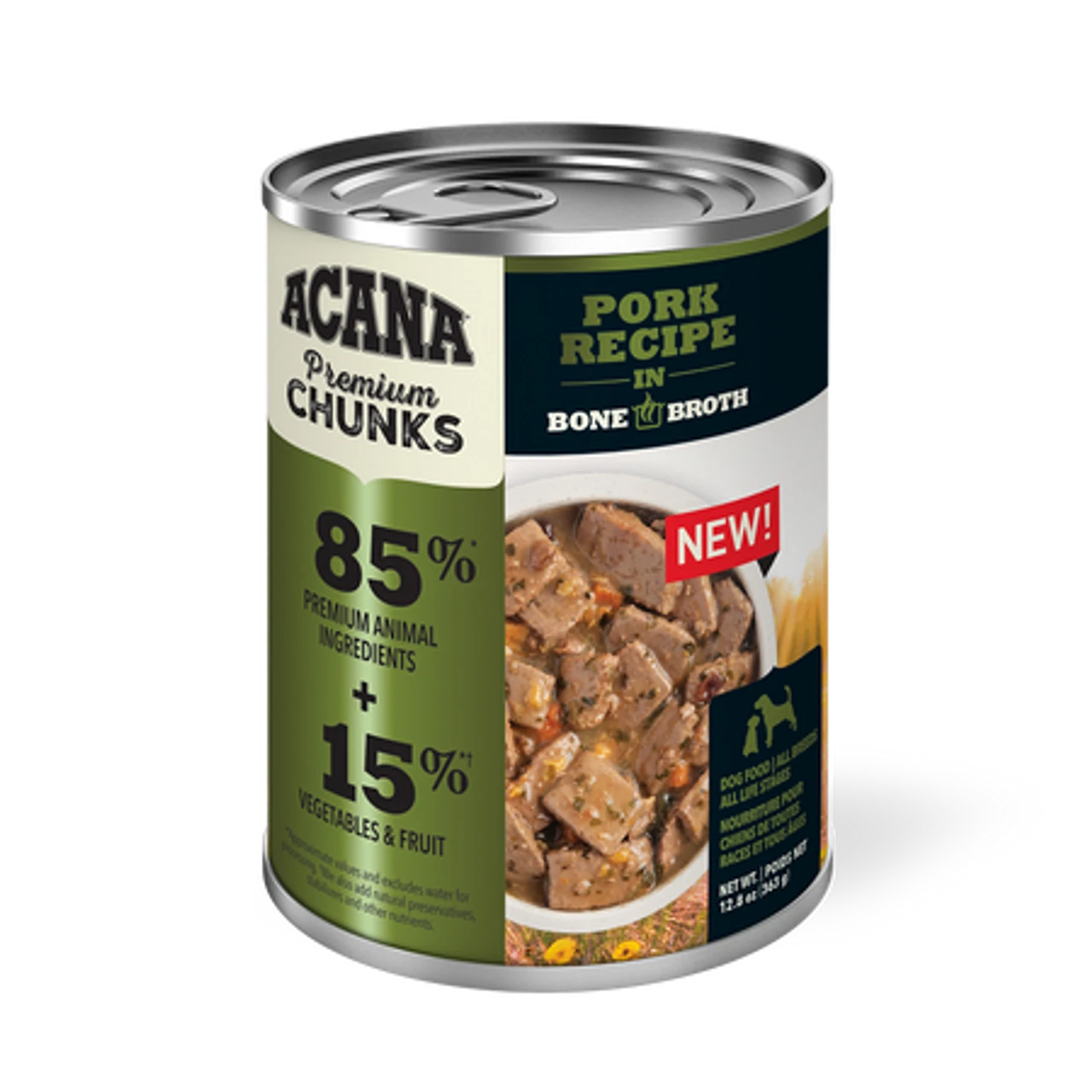 Acana Canned Dog Food Pork Recipe, 12.8oz 3 Acana Canned Dog Food Pork Recipe, 12.8oz