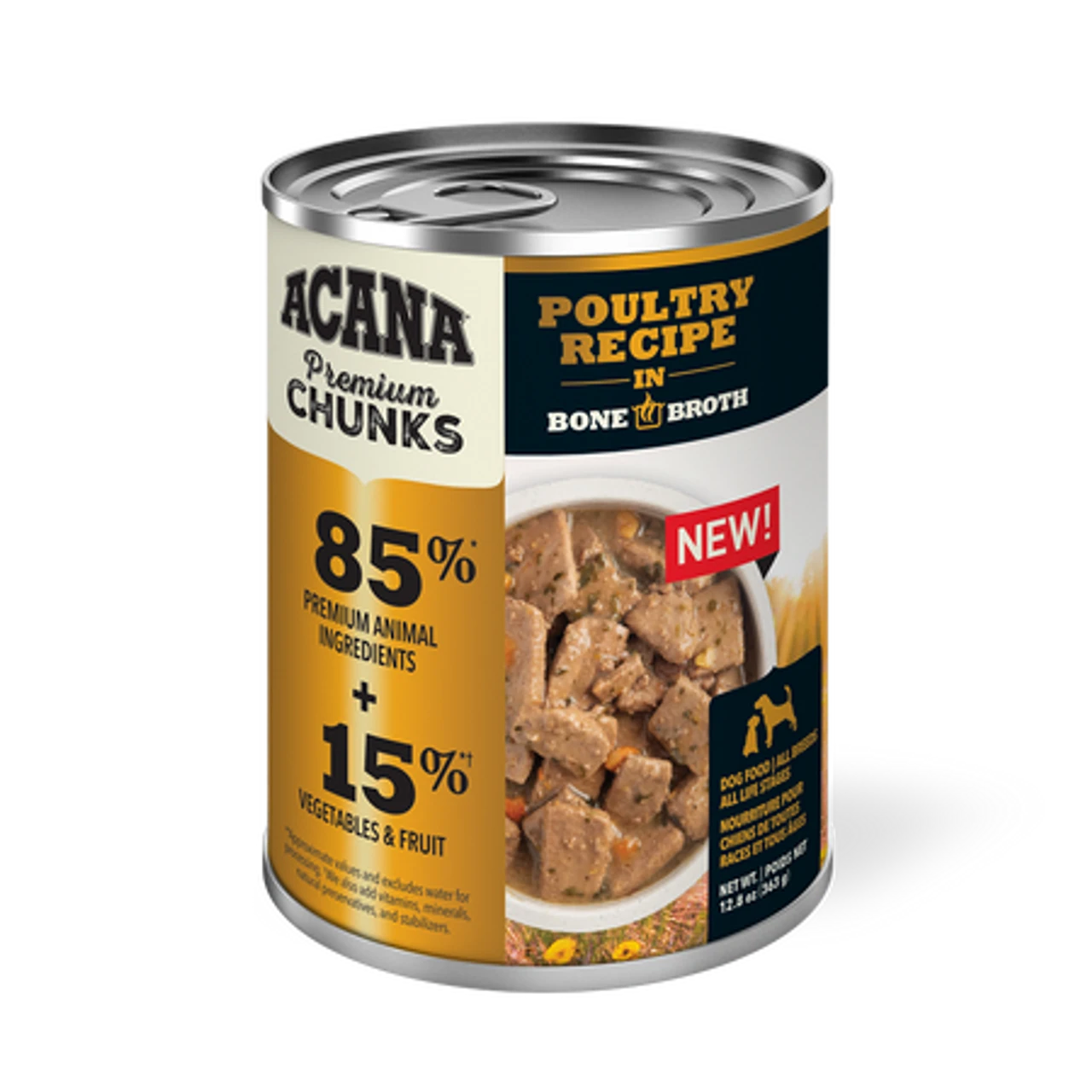 Acana Canned Dog Food Poultry Recipe, 12.8oz 3 Acana Canned Dog Food Poultry Recipe, 12.8oz