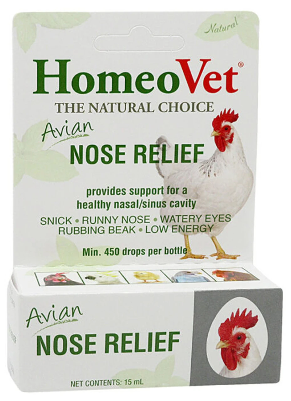 HomeoPet Avian Nose Relief, 15ml 3 HomeoPet Avian Nose Relief, 15ml