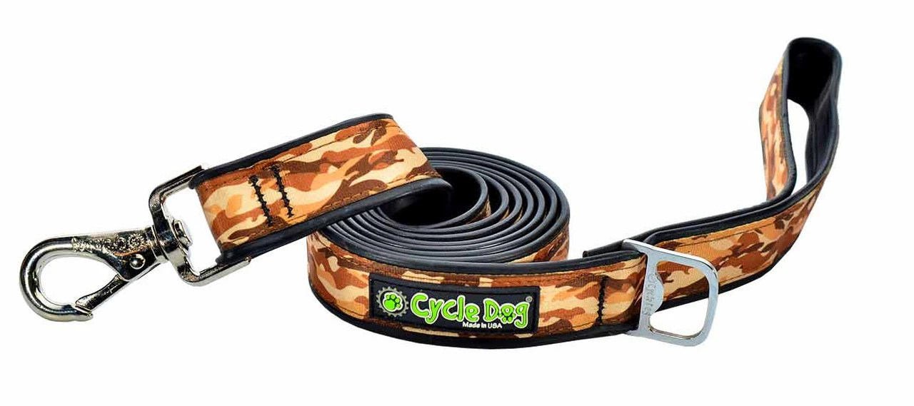 Cycle Dog Brown Camo Leash, 6ft 3 Cycle Dog Brown Camo Leash, 6ft