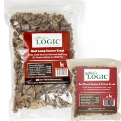 Nature's Logic Beef Lung Canine Treat, 3.5oz