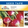 Burpee Radish Seed Tape, 22.5ft -Garden Supplies Sales 2024 Burpee Radish Seed Tape 003 36152.1644540558