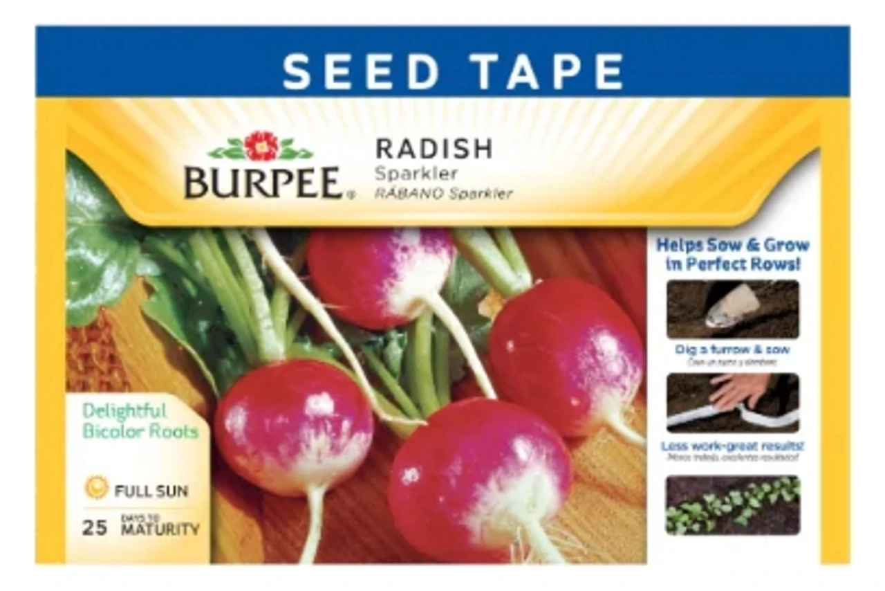 Burpee Radish Seed Tape, 22.5ft 3 Burpee Radish Seed Tape, 22.5ft