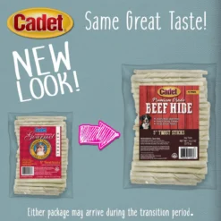 Cadet Beef Hide Twist Sticks, 34oz -Garden Supplies Sales 2024 C10260Cadet20Premium20Grade20Beef20Hide20Twist20Sticks207520Count20520InchBeforeAfter 17011.1614458169