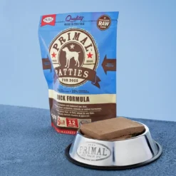 Primal Dog Raw Frozen Patties Duck, 6lb